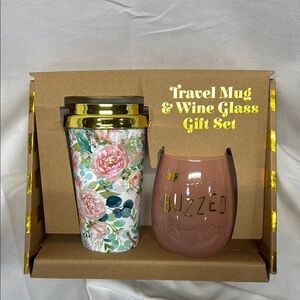 Melwood by TMD Holdings 2-Piece Mug & Stemless Wine Glass Gift Set